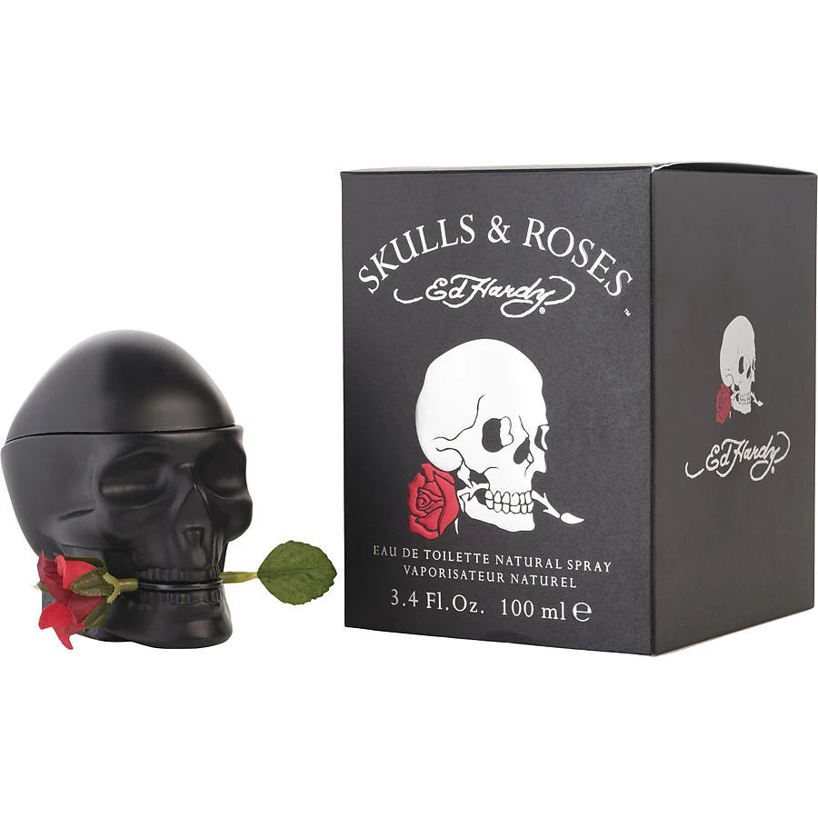 ED HARDY SKULLS N ROSES 3.4 EDT M (122379) - PerfumesOnline.Net
