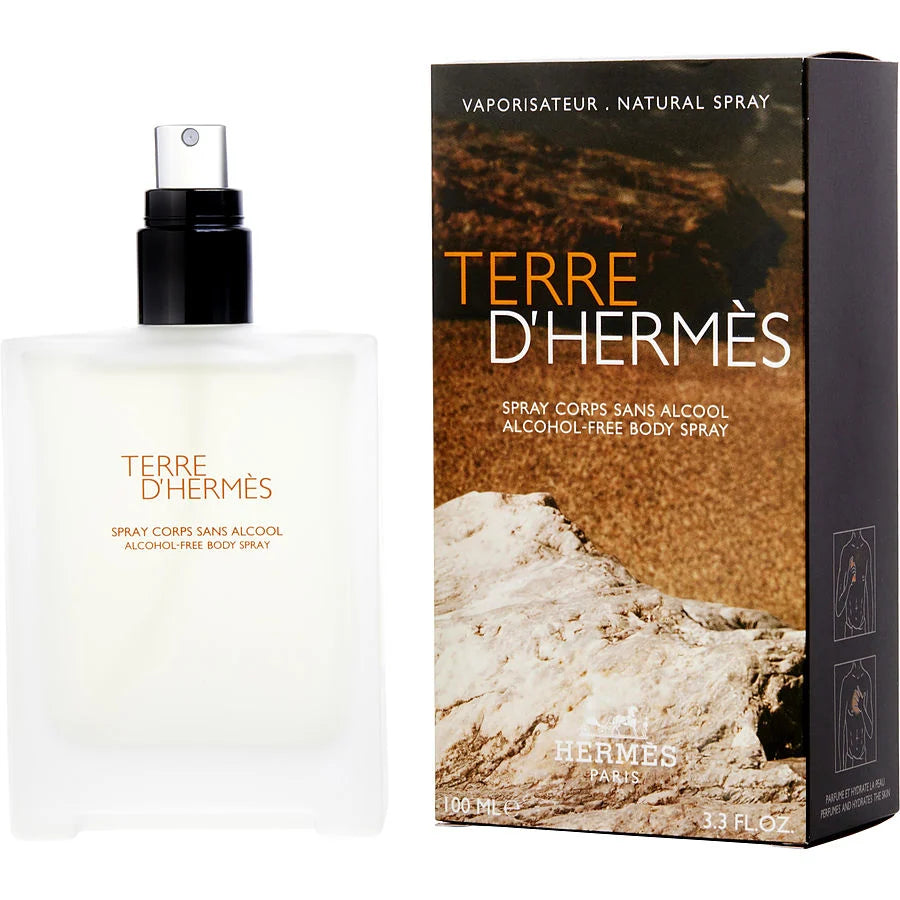 HERMES TERRE 3.4 EDT M WITHOUT ALCOHOL BODY SPRAY (120036) - PerfumesOnline.Net