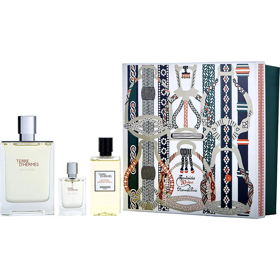 HERMES TERRE EAU GIVREE 3.4 EDP M+12.5ML+2.7 S/G (126463) - PerfumesOnline.Net