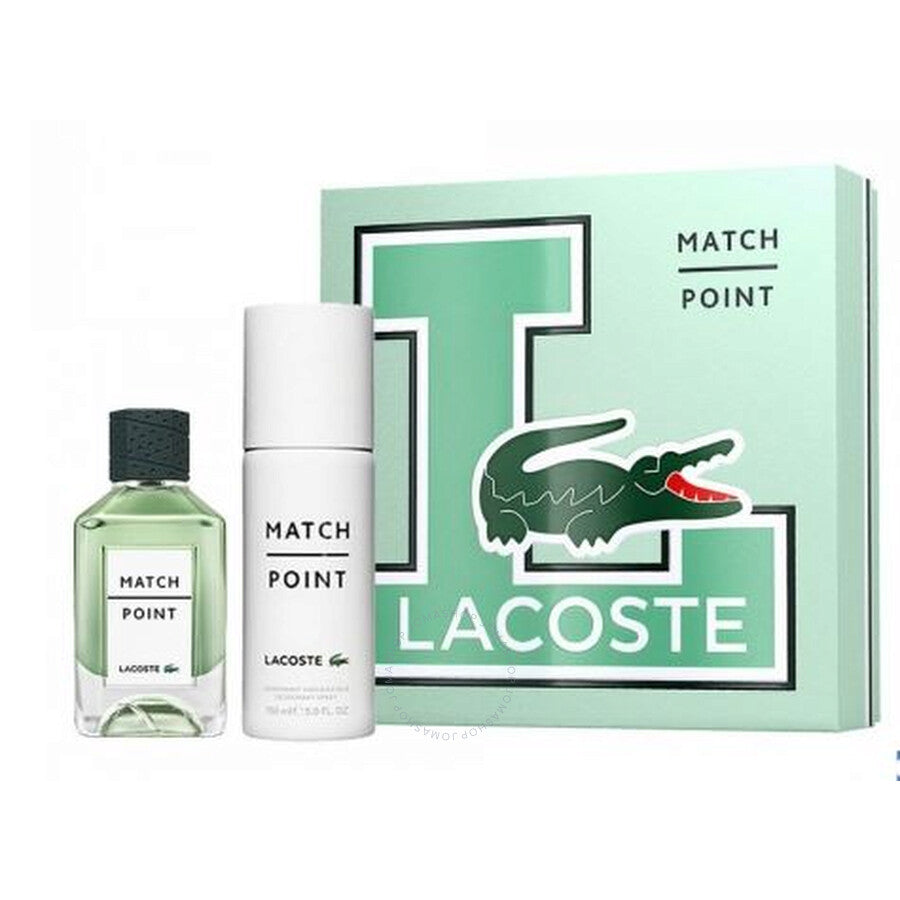 LACOSTE MATCH POINT 3.4 EDT M + 5.0 DEO SPRAY (120933) - PerfumesOnline.Net