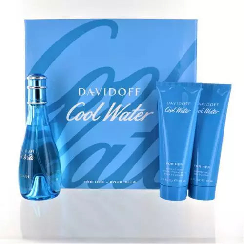 COOL WATER 3.4 EDT L + 2.5 S/G+ 2.5 B/L (107385) - PerfumesOnline.Net