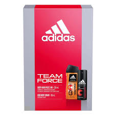 ADIDAS TEAM FORCE 5.0 BODY SPRAY M + 8.4 S/G (126894) - PerfumesOnline.Net
