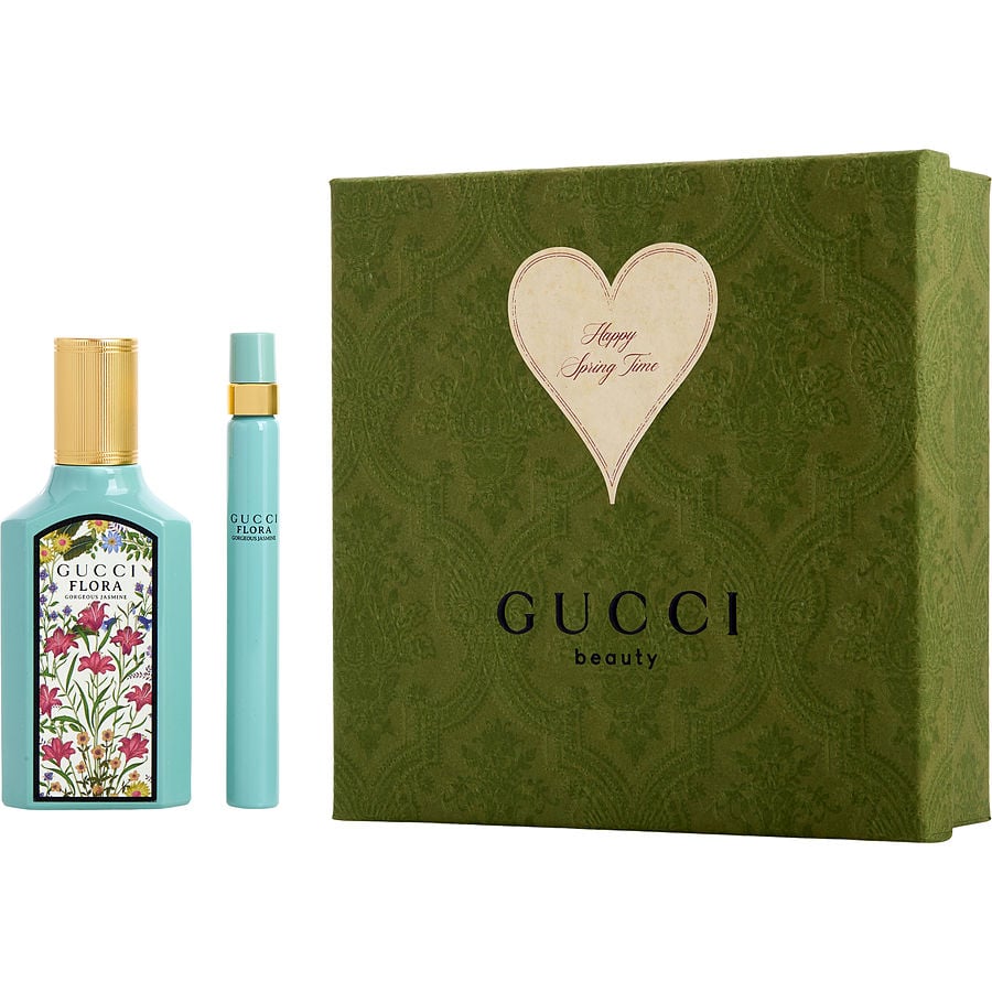 GUCCI FLORA GORGEOUS JASMINE 1.7 EDP L+MINI (121782) - PerfumesOnline.Net