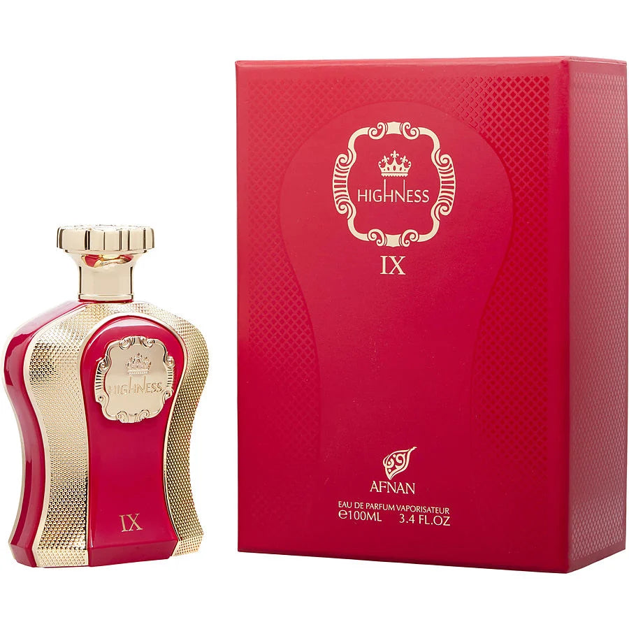 AFNAN HIGHNESS IX MAROON 3.4 EDP L (126533) - PerfumesOnline.Net