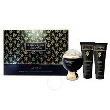 AFNAN SOUVENIR DESERT ROSE 3.4 EDP L + 3.4 BL+ 3.4 SG - (124203) - PerfumesOnline.Net