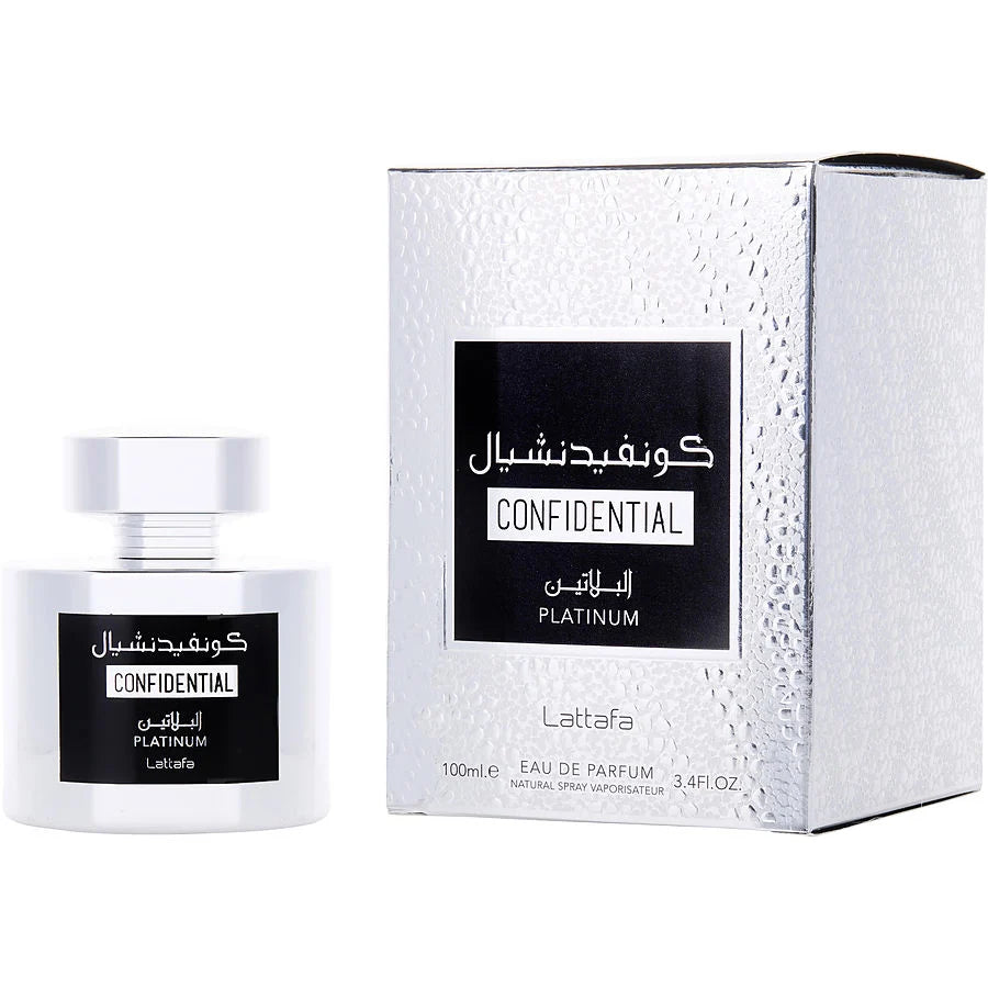 LATTAFA CONFIDENTIAL PLATINUM 3.4 EDP U (122994) - PerfumesOnline.Net