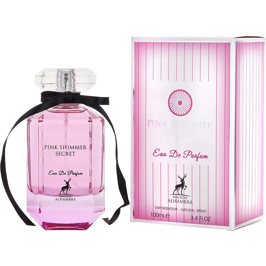 MAISON ALHAMBRA PINK SHIMMER SECRET 3.4 EDP L (125228) - PerfumesOnline.Net