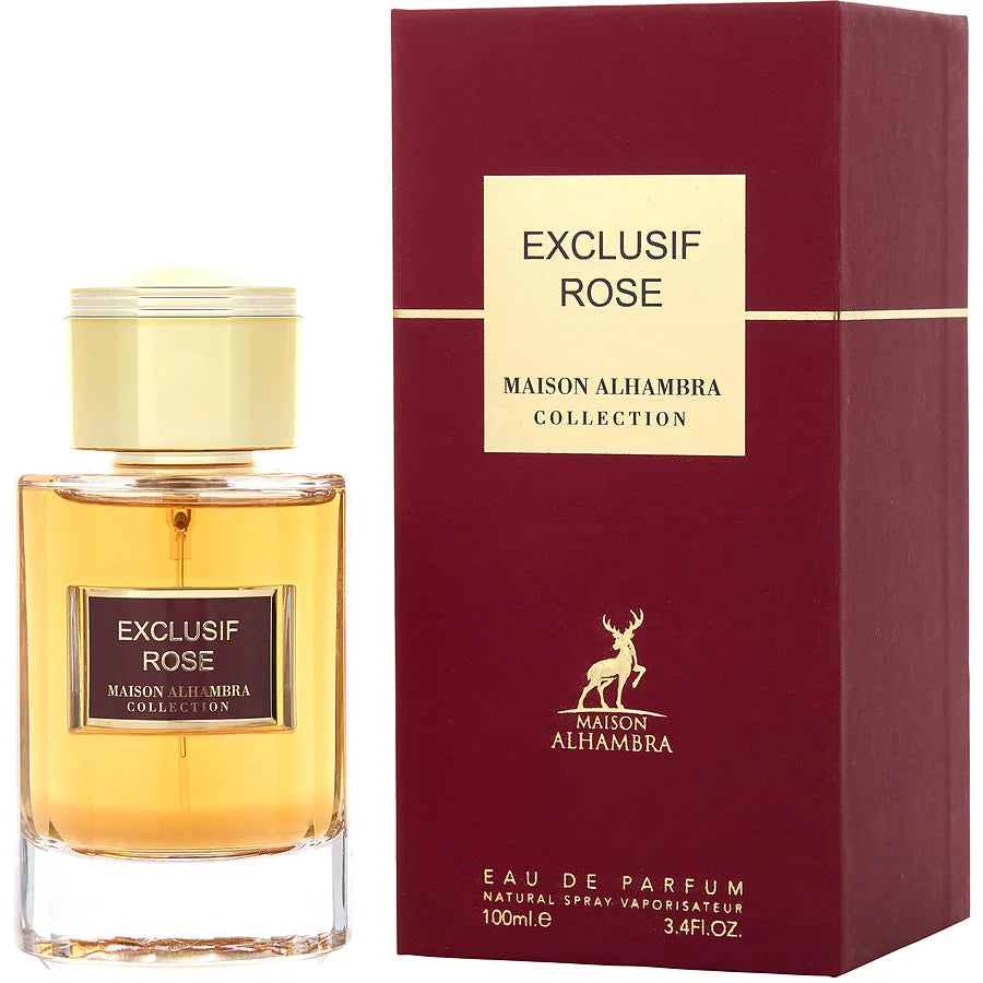 MAISON ALHAMBRA EXCLUSIF ROSE 3.4 EDP U (126976) - PerfumesOnline.Net