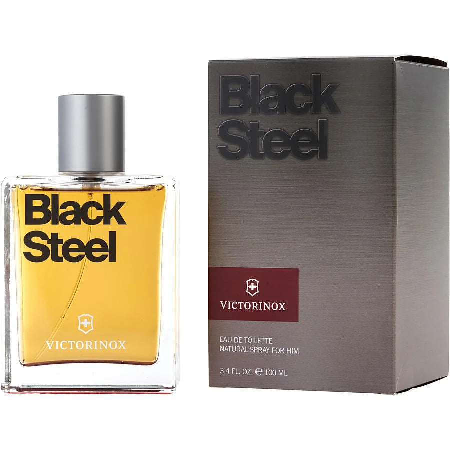 SWISS ARMY BLACK STEEL 3.4 EDT M (119501) - PerfumesOnline.Net