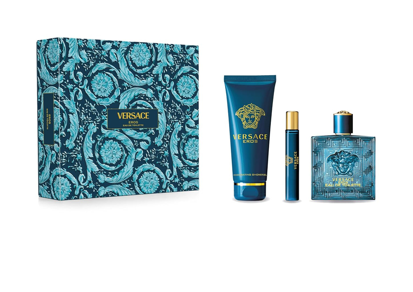 VERSACE EROS 3.4 EDT M+5.0 S/G+MINI (111639) - PerfumesOnline.Net