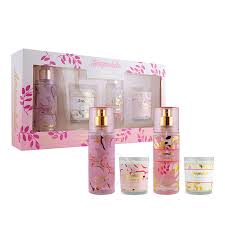 AEROPOSTALE FLORAL 2x3.4 BODY MIST + 2x3.0 CANDLES (119948) - PerfumesOnline.Net
