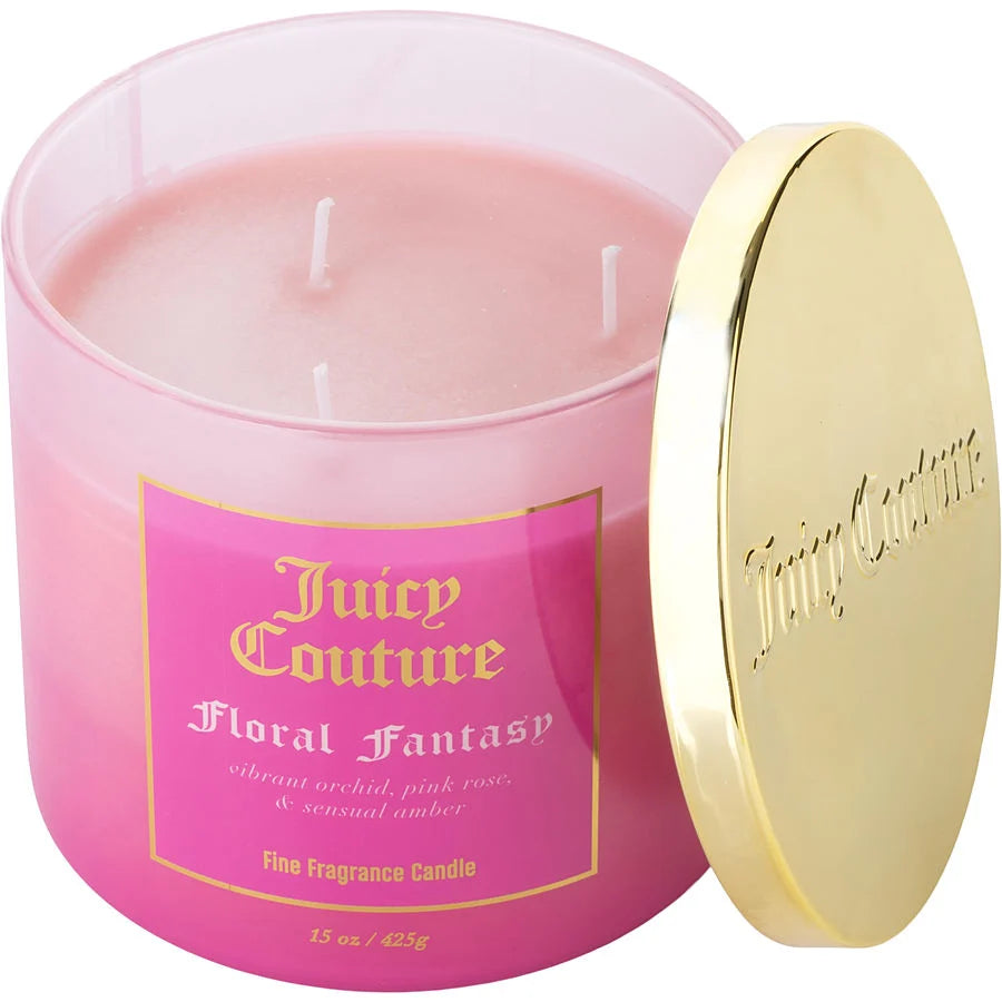 JUICY COUTURE FLORAL FANTASY CANDLE 15 OZ (121562) - PerfumesOnline.Net