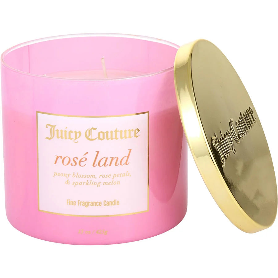 JUICY COUTURE ROSE LAND CANDLE 15 OZ (121564) - PerfumesOnline.Net