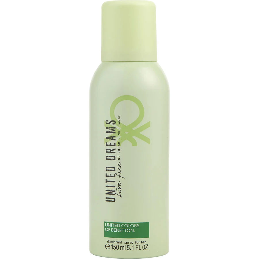 BENETTON UNITED DREAM LIVE FREE 5.0 DEO SPRAY L - (110028) - PerfumesOnline.Net