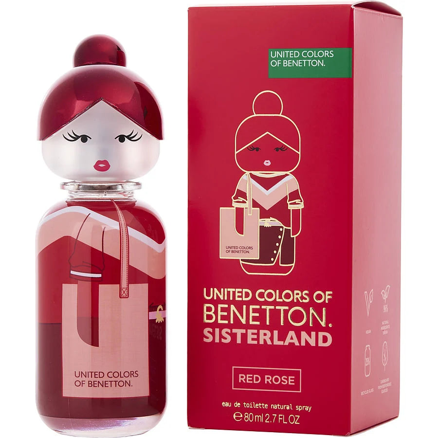 BENETTON SISTERLAND RED ROSE 2.7 EDT L (116695) - PerfumesOnline.Net