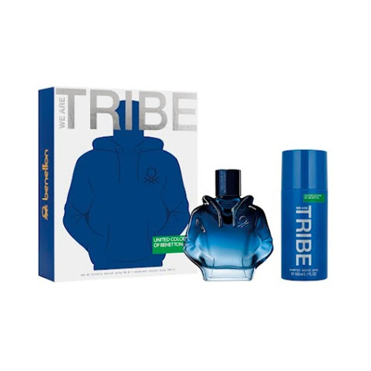 BENETTON TRIBE 3.0 EDT M + 5.0 DEO (126422) - PerfumesOnline.Net