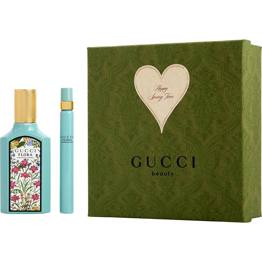 GUCCI FLORA GORGEOUS JASMINE 1.7 EDP L+MINI  (121782) - PerfumesOnline.Net      