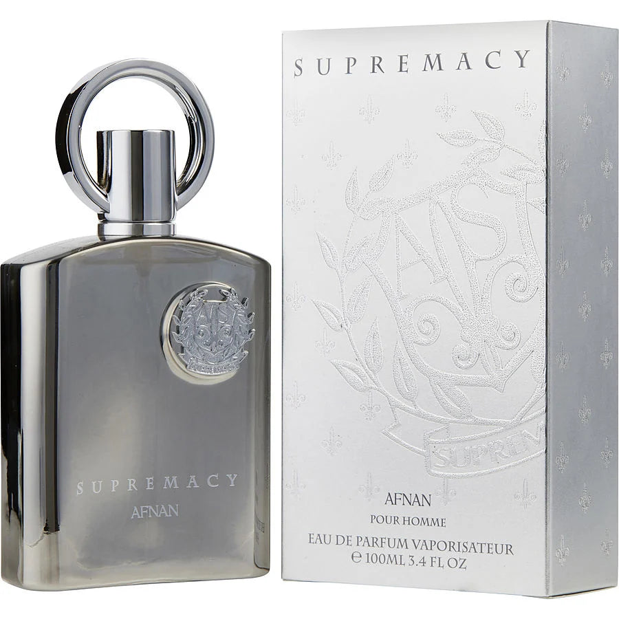 AFNAN SUPREMACY SILVER 3.4 EDP M  (121285) - PerfumesOnline.Net      