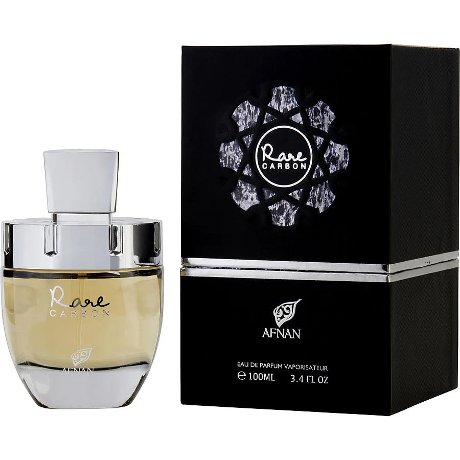 AFNAN RARE CARBON 3.4 EDP M  (121585) - PerfumesOnline.Net      