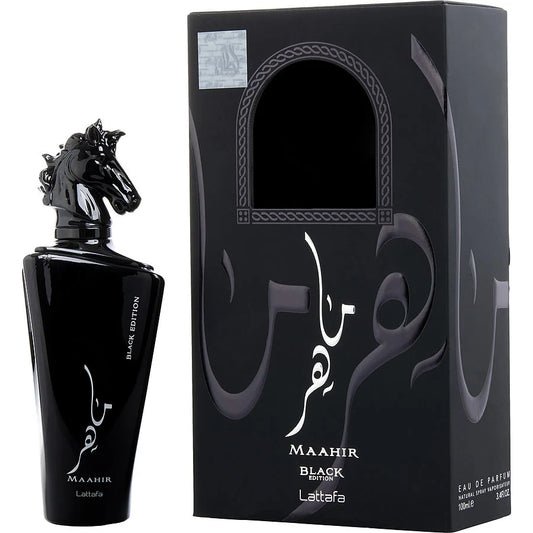 LATTAFA MAAHIR BLACK 3.4 EDP U  (122871) - PerfumesOnline.Net      