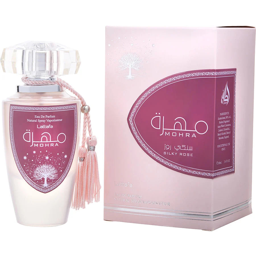 LATTAFA MOHRA SILKY ROSE 3.4 EDP L  (124226) - PerfumesOnline.Net      