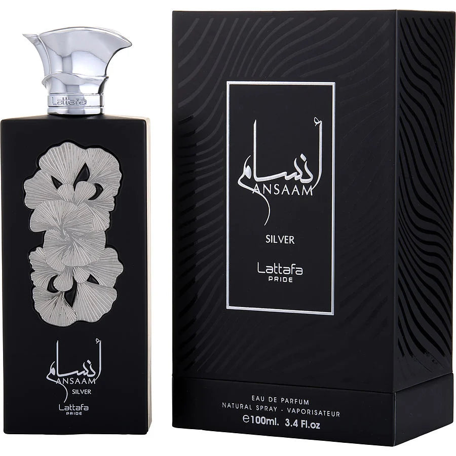 LATAFFA PRIDE ANSAAM SILVER 3.4 EDP U  (126983) - PerfumesOnline.Net      