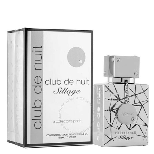 ARMAF CLUB DE NUIT SILLAGE 18ML PERFUME OIL M -  (123456) - PerfumesOnline.Net      