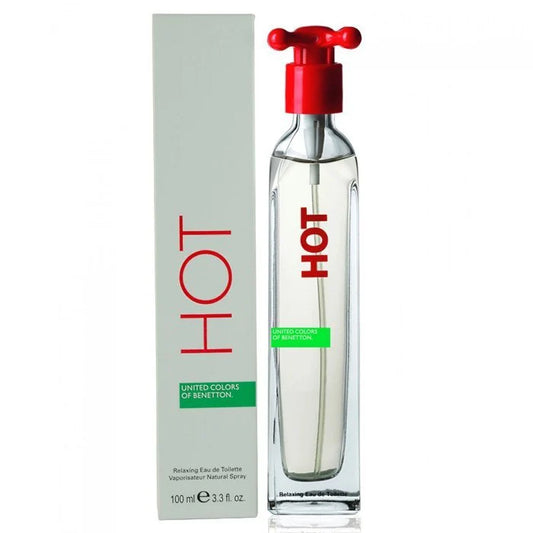 BENETTON HOT 3.4 EDT L CLEAR  (100451) - PerfumesOnline.Net      