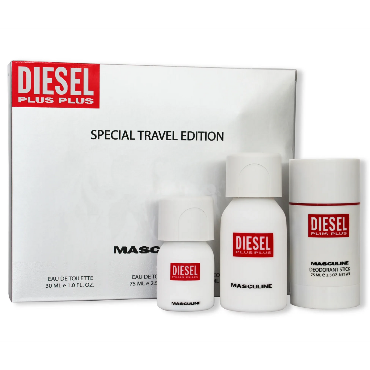 DIESEL PLUS PLUS 2.5 EDT M + 2.5 DEO+ 1.0 EDT M  (105852) - PerfumesOnline.Net      