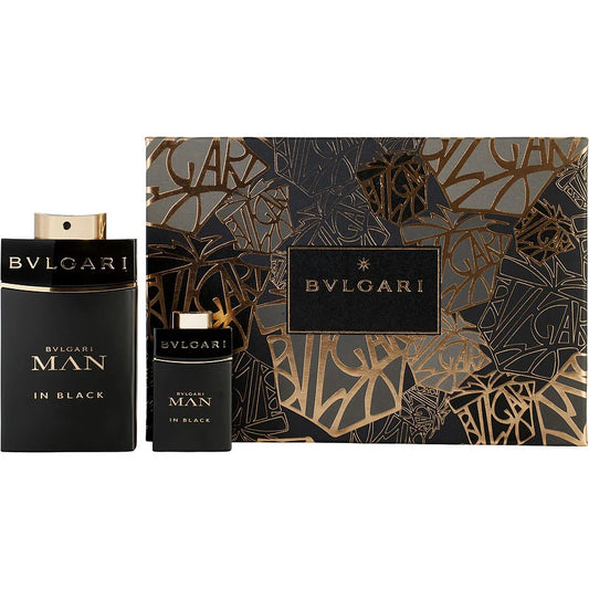 BVLGARI MAN BLACK 3.4 EDP M + 15ML SPRING  (122931) - PerfumesOnline.Net      