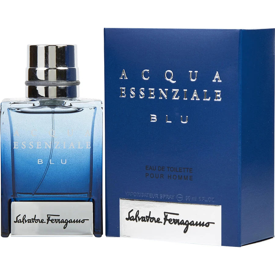 FERRAGAMO ACQUA ESSENZIALE BLU 1.0 EDT M  (121195) - PerfumesOnline.Net      