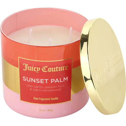 JUICY COUTURE SUNSET PALM CANDLE 15 OZ  (121565) - PerfumesOnline.Net      
