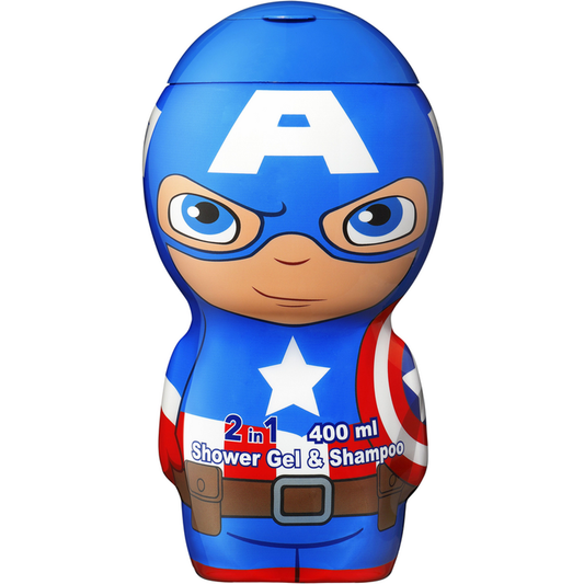 MARVEL CAPTAIN AMERICA 2D 13.5 S/G & SHAMPOO  (127961) - PerfumesOnline.Net      