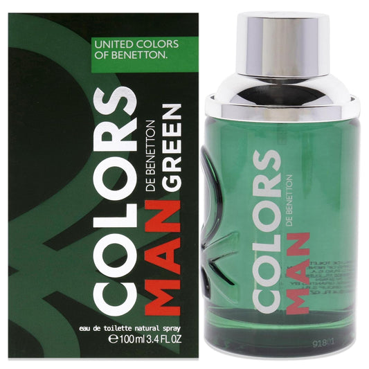 BENETTON COLORS GREEN 3.4 EDT M  (112075) - PerfumesOnline.Net      